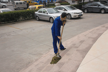 臺階清潔