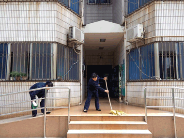 樓道地面清潔